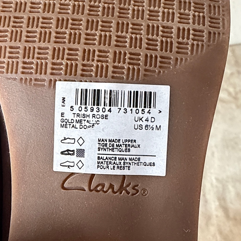 NWT Clarks Trish Rose Loafers Size 6.5 - Picture 6 of 6